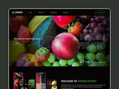 Farmer Export branding graphic design illustration logo ui uiux design ux