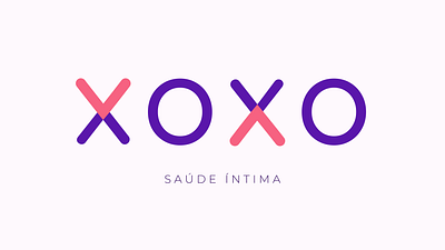 XOXO, Saúde íntima branding design graphic design logo