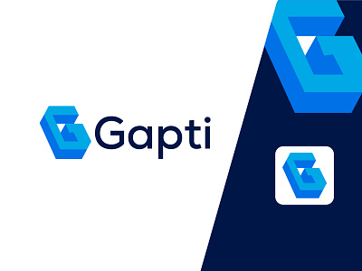 Gapti #3D logo abstract logo branding creative logo design illustration logo logo designer modern logo ui vector