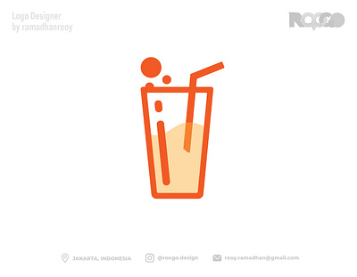 Orange ice branding design drink elegant graphic design illustration juice logo orange soda typography vector yellow