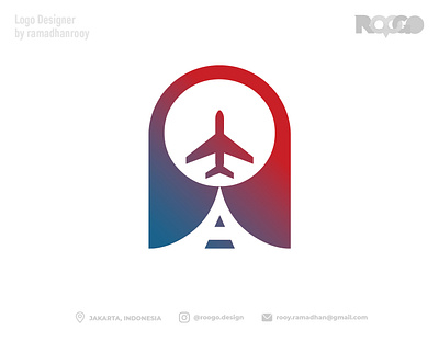 Aeroskies a logo branding design elegant gates graphic design illustration letter a logo plane tower typography vector