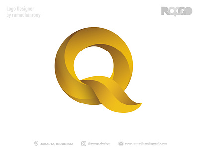 Q Gold branding design elegant gold golden gradient graphic design illustration logo q logo quetion sign symbol typography vector yellow