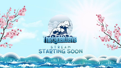 Ocean Animated Twitch Overlay Pack animation gaming ocean stream stream overlay streaming twitch overlay twitch pack