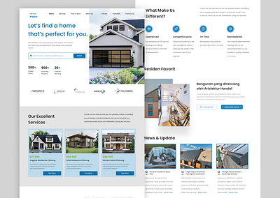 real estate website landing page design booking landing landing page landing page design real estate real estate website real estate website design rent rental ui design uiux web design website