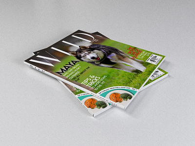 WILD - Magazine Cover barcode dog layout layout design logo magazine magazine cover magazine design magazine layout wildlife
