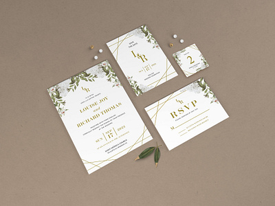 Wedding Invitation Set invitation minimalism packaging premium rsvp save the date stationery wedding wedding card wedding invitation