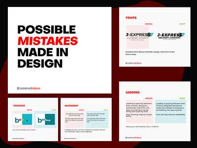 Design mistakes branding design graphic design ui