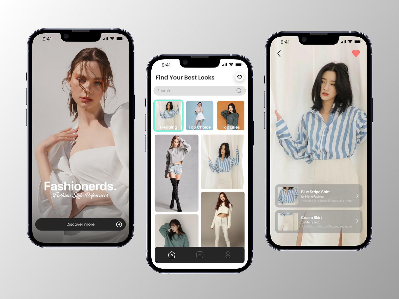 Fashion Book Mobile App by Salamun Sukriandi on Dribbble