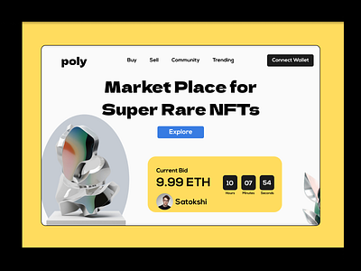 Poly - NFT Marketplace dailyui