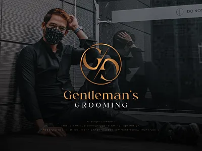 GENTLEMAN'S GROOMING Logo Design abstract logo beauty shop business logo cloths logo company logo design fashion shop logo gentleman gentleman logo gg graphic design grooming logo letter g letter logo logo luxurious logo mens fashion logo parlor logo salon logo salon shop