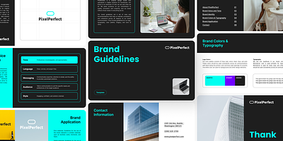 Brand Guidelines Template brand brand guidelines branding design figma free guide presentation presentation design studio kuji