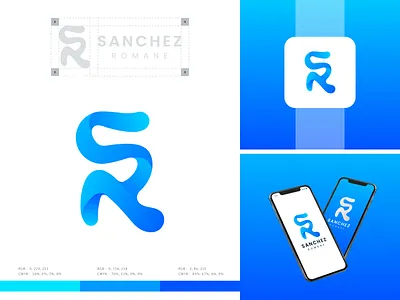 SR Modern Monogram Logo Design brand identity branding business logo creative design creative logo design font logo letter sr logo letters logo logo logo design logoart logodesign minimal logo modern logo sr logo sr monogram logo visual identity