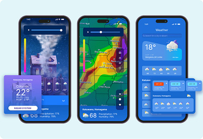 Weather App Prototype Design Projects app app design app ui design best app design e commerce graphic design interface design material design mobile app design ui