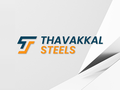 THAVAKKAL STEELS - Logo Design brandicon branding brandlogo codeappa design graphic design icon letter logo lettermarks logo logodesign logomark minimaldesign monogram logos steels vector