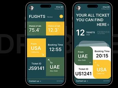 Flight App Tickets Design. app design batix book booking card design design app design ui minimal mobile app mobile apps mobile design plan tikcet ticket ticket design tickets tikcet booking travel ui ui ux