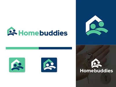 HomeSharing branding design graphic design homesharing illustration logo typography vector