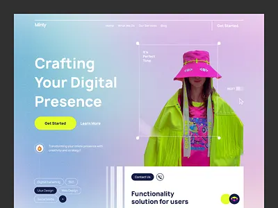 Digital Agency Website agency agency website clean company creative agency digital agency digital marketing home page marketing agency minimalism modern saas studio web 3