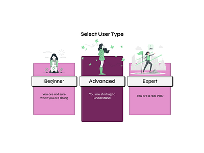 Daily UI, Day 64: Select User Type dailyui design graphic design illustration typography ui ux