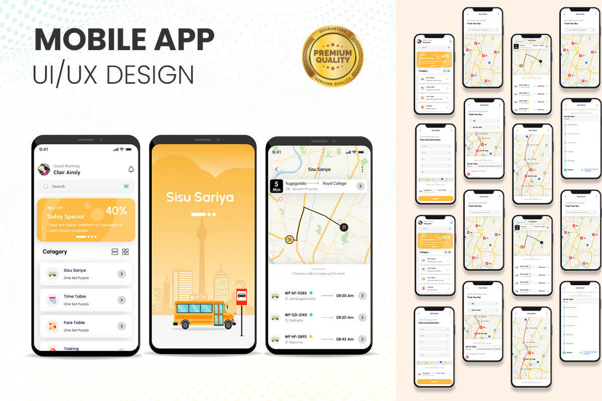 School Bus Traking System android app app design interface design iso mobile app material design mobile app mobile app design modern top mobile app ui web 7 mobile app design