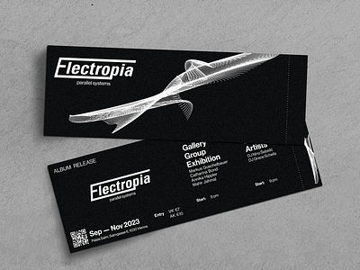Electropia Campaign abstract pattern art branding campaign electronic music events exhibition graphic design logo logo redesign p5.js techno tickets