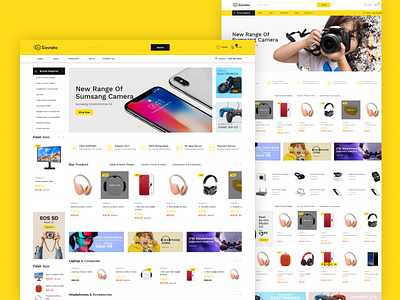 Electronics Industry Shopify Theme - Sinrato best shopify stores bootstrap shopify themes clean modern shopify template clothing store shopify theme ecommerce shopify responsive shopify theme shopify drop shipping shopify store