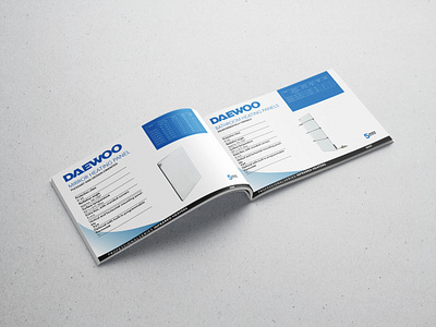 Daewoo Catalogue catalog catalogue design leaflet leaflet design polygraphy typography