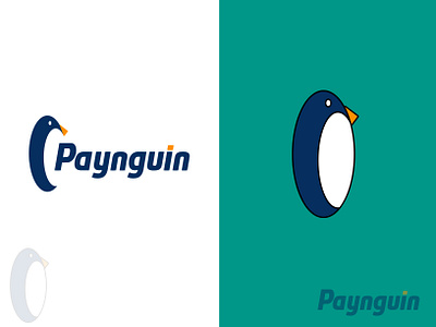 "Paynguin" logo design app branding business logo design graphic design illustration logo minimal logo