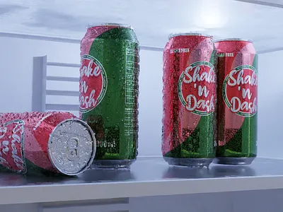 Beverage Product Render 3d illustration product render