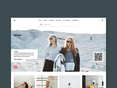 Laredoute — Online Clothes Store branding business catalog clothes design e commerce graphic design home page interface online search shop site store ui ux web website
