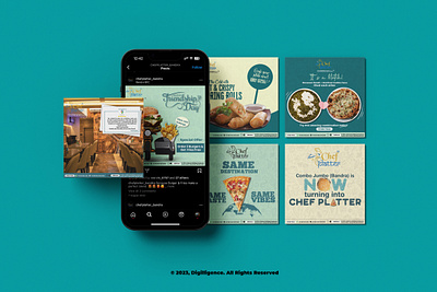 Restaurant Social Media Post / Creative Design brand identity branding design graphic design illustration restaurant social media design socail media creative design social media design social media post design ui uiux ux design