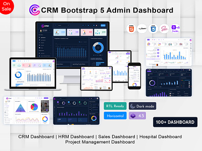 CRM Dashboard UI design crm dashboard