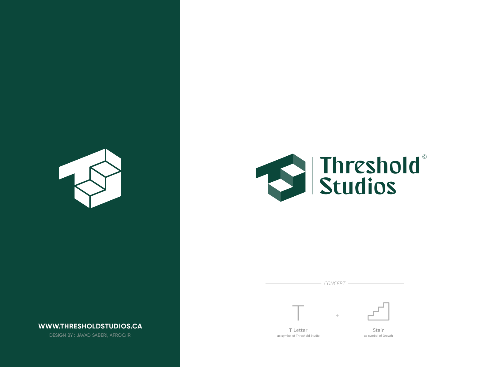 Threshold Studios, Logo Design by Javad Saberi . جواد صابری on Dribbble