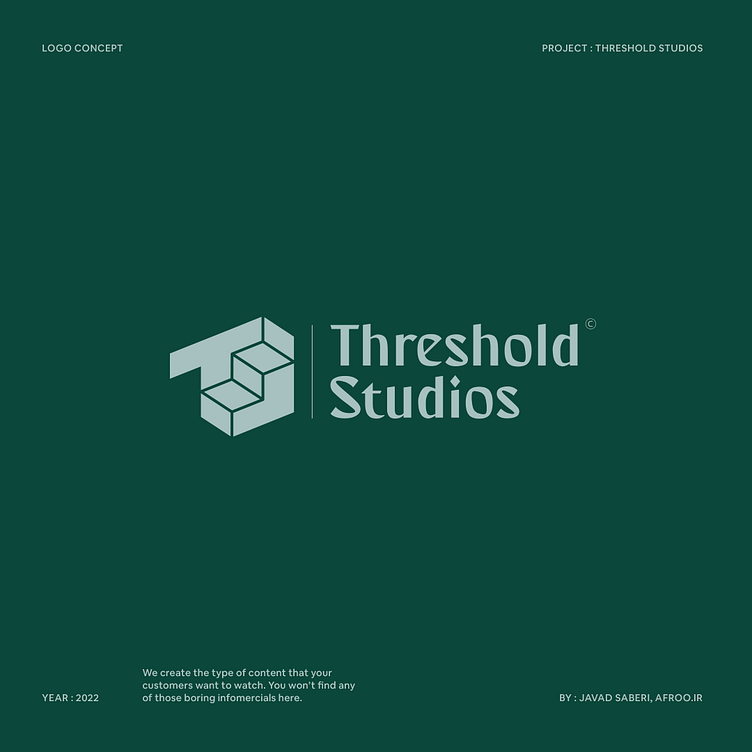 Threshold Studios, Logo Design by Javad Saberi . جواد صابری on Dribbble