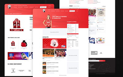 VBCC. Webdesign branding design performances red social wall sport ui volley webdesign