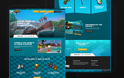Riding Seas - Video Game - Webdesign boad design ride ridingseas steam ui videogame webdesign