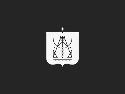 Emblem for geological company branding design emblem graphic design illustration logo vector