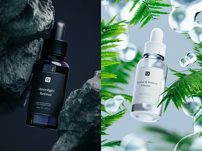 3d render for packaging cosmetics 3d blender branding cosmetic design graphic design illustration logo packaging render