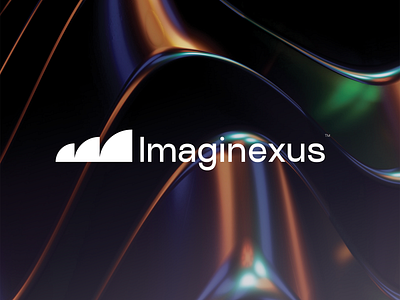 Imaginexus - Branding ai branding design flat graphic design illustration logo typography