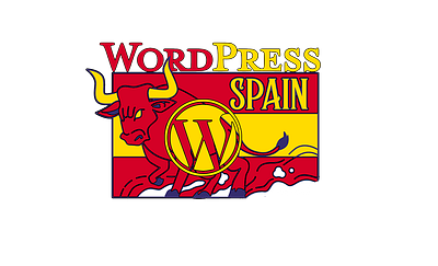 The logo of the Wordpress Spain branding graphic design logo