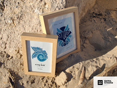 Ocean Sand | Frame Mockup branding graphic design painting mockup ui
