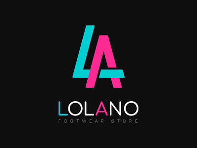 Lolano logo brand identity design graphic design letter letters logo logodesign vector