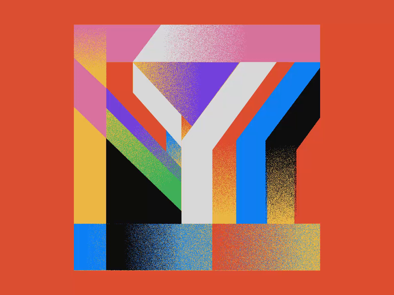 Y - 36 days of type by abhinspire on Dribbble