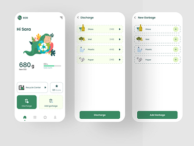 Recycle design ui ux