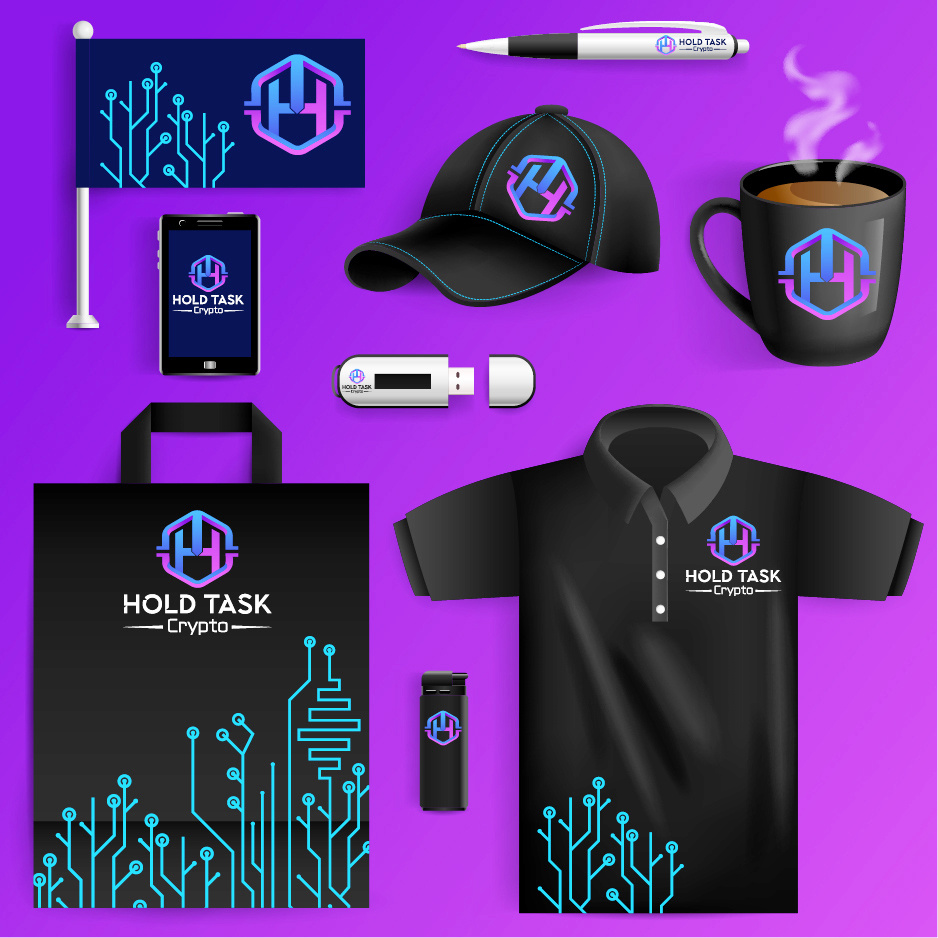 HOLD TASK- Crypto logo(unused) by Logo Plus on Dribbble