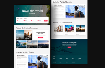 Flight booking flow design ui ux web web design