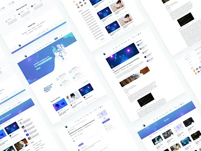 Science and development platform design ui ui design ux ux design web design