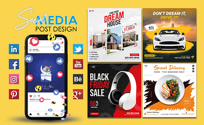 Social Media Post Design branding graphic design social media post design