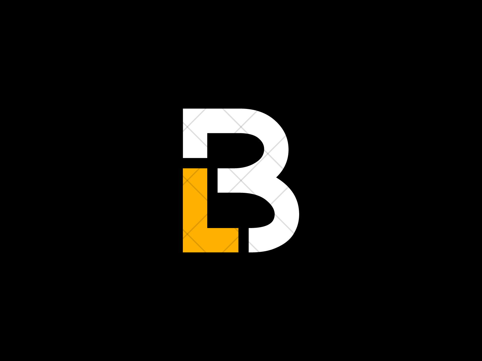 Monogram BL Logo Design By Vectorseller | TheHungryJPEG