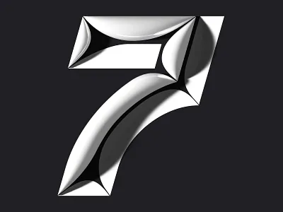 36 Days of Type / 7 36daysoftype 3d adobe design illustration illustrator lettering typography vector