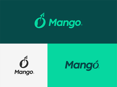 Mango branding design flat graphic design logo minimal vector